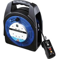 4 Socket RCD Thermal Cut Out Cable Extension Reel 240v 20m