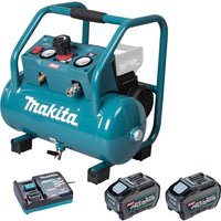 Makita AC001G 40v Max XGT Cordless Brushless Air Compressor 2 x 5ah Li-ion Battery Charger