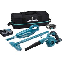 Makita CLX247SAX1 12v Max CXT Cordless Vacuum Cleaner and Blower Kit 1 x 2ah Li-ion Battery Charger Bag