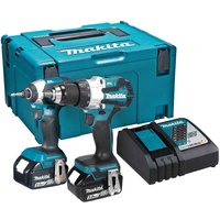 DLX2507TJ 18v LXT Cordless Brushless Combi Drill Impact Driver Kit