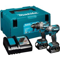DLX2579TJ 18v LXT Cordless Brushless Combi Drill Impact Driver Kit