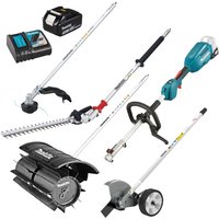 Makita DUX18 18v LXT Cordless Brushless Split Shaft Garden Multi Tool Kit