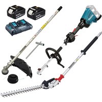 Makita DUX60 Twin 18v LXT Cordless Brushless Split Shaft Garden Multi Tool Kit