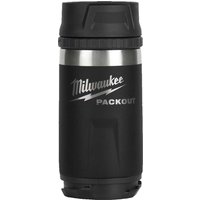Milwaukee Packout Drinks Bottle Sip Lid Black 355ml