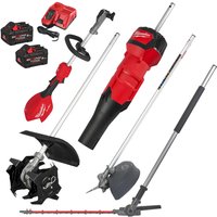 Milwaukee M18 FOPH2 Fuel 18v Cordless Brushless QUIK-LOK Garden Kit 2 x 8ah Li-ion Forge Battery Charger