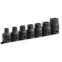 7 Piece 1 2" Drive Torx Impact Socket Set