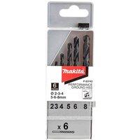 6 Piece HSS G Performance Drill Bit Set