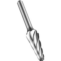 P842 Bright Ball Nosed Cone Carbide Burr 9.6mm 30mm 6mm