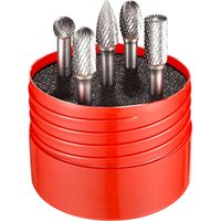 P88001 5 Piece Solid Carbide Burr Set