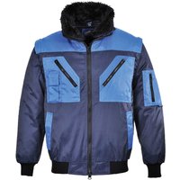 Portwest PJ20 Pilot Jacket 2 Tone Navy L