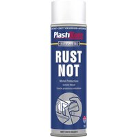Plastikote Rust Not Matt White 500ml - Anti-rust Protective Finish