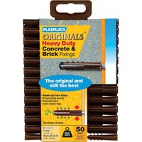 Plasplugs Heavy Duty Multifix Concrete Brick Fixings