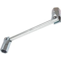 310 Double Ended Scaffold Spanner Whit 7 16" x 1 2" Round Steel Socket
