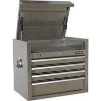 Sealey Premier 4 Drawer Stainless Steel Tool Chest Stainless Steel Sealey Premier 4 Drawer Stainless Steel Tool Chest Stainless Steel