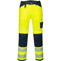 Portwest PW3 Hi Vis Work Trousers 41 YellowNavy POW30776