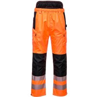 Portwest PW3 Hi Vis Extreme Rain Trousers M OrangeBlk POW31596