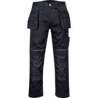 Portwest PW347 Unisex Trousers Black 45 in Waist 360mm Leg