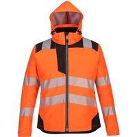Oxford Weave 300D PW3 Womens Class 2 Hi Vis Jacket Orange / Black M