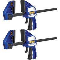 2 Piece Heavy Duty Xtreme One Handed Clamp 450mm Kit