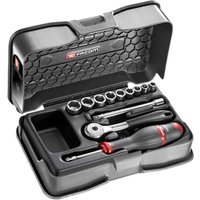Facom R.151-1P6 12 Piece 1/4" Drive Hexagon Socket Set 1/4"