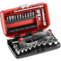 25 Piece 1 4" Drive NANO Socket Bit Set Imperial