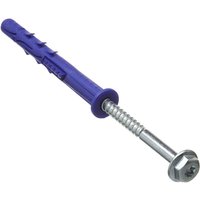 Rawl FF1 Hex Head Nylon Frame Fixing Zinc Plated 10mm 120mm Pack 25