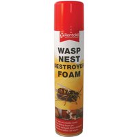 Rentokil Wasp Destroy Foam Aerosol 300ml PSW97RIS PSW97B