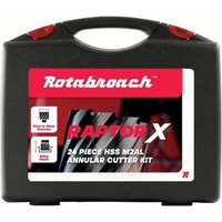 24 Piece Raptor X Mag Drill Hole Cutter Set