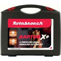 6 Piece Raptor X Plus Mag Drill Hole Cutter Set