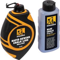 Roughneck - 43-070 Rapid Rewind Chalk Line Reel Set 30m ROU43070