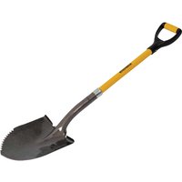Serrated Edge Round Shovel