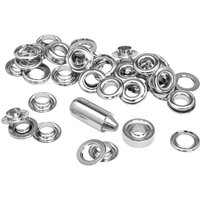 Rapid Grommets 10 x 21mm (25) + Metal 2 Piece Anvil 5000412