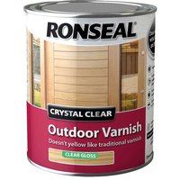 Ronseal Crystal Clear Outdoor Varnish Clear 2.5l