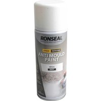 Ronseal 6 Year Anti-Mould Quick Dry Aerosol White Matt 400ml 37481