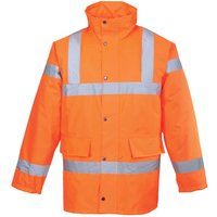 Oxford Weave 300D Class 3 Hi Vis Traffic Jacket