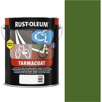 Rust Oleum Tarmacoat Rapid Curing Road Line Paint Medium Green 5l