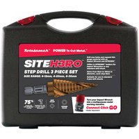 Site H3RO 3 Piece Step Drill Kit