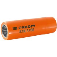 1 2" Drive 1000v Insulated Bi Hexagon Deep Metric Socket 1 2" 13mm