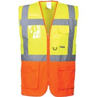 Portwest Prague Executive Class 2 Hi Vis Waistcoat