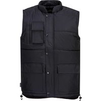 Portwest Mens Classic Showerproof Bodywarmer Black XL