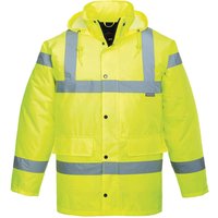 Oxford Weave 300D Class 3 Hi Vis Breathable Jacket Yellow 2XL