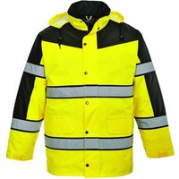 Oxford Weave 300D Class 3 Two Tone Hi Vis Jacket Yellow S