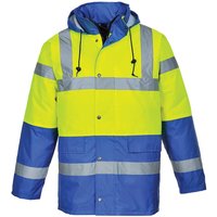 Oxford Weave 300D Class 3 Hi Vis Contrast Traffic Jacket