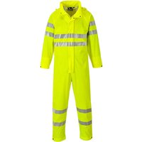 Sealtex Ultra Hi Vis Waterproof Rain Coverall Overall Yellow M