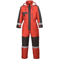 Portwest S585 Waterproof Winter Coverall Red M