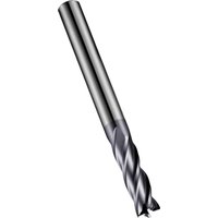S944 Solid Carbide TiALN Flatted Shank Flute End Mill 4mm