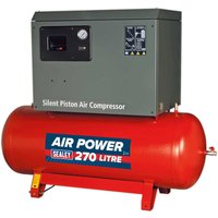 Sealey SAC42755BL Low Noise Air Compressor 270 Litre 415v