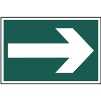 Arrow symbol - 1.2mm Recyclable PP 300 x 200mm 1521