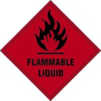 Flammable Liquid Sign
