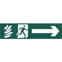 Running Man Arrow Right Sign